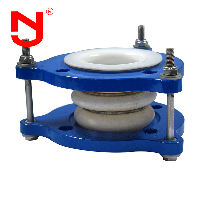 Kimyasallara dayanıklı PTFE Genişleme Eklemleri Kolay Kurulum Paslanmaz Çelik Bağlama Çubukları DIN/BS/ANSI/JIS Flange Standartı