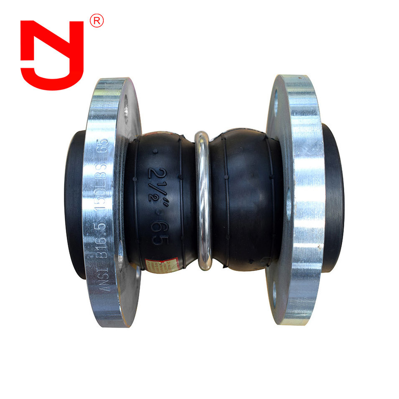 DN100 Flanged Double Sphere Kauçuk Genişleme Eklemleri Bağlantı Tipleri