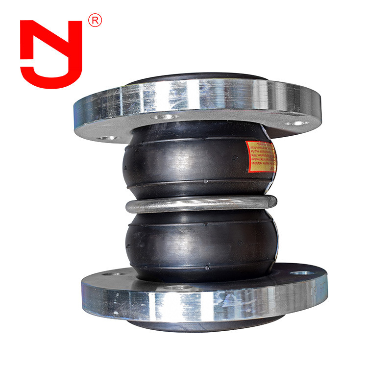 DN100 Flanged Double Sphere Kauçuk Genişleme Eklemleri Bağlantı Tipleri