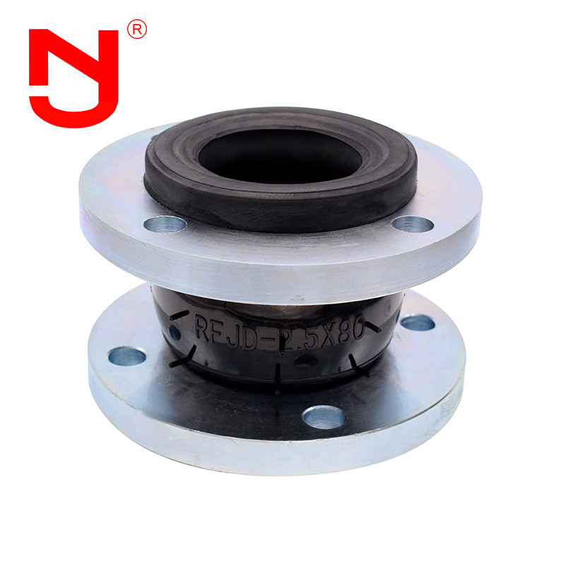 Tek Küreli Lastik Esnek SS304 Flange EPDM Bağlantı Tipi Lastik Flex Eklemler İçin