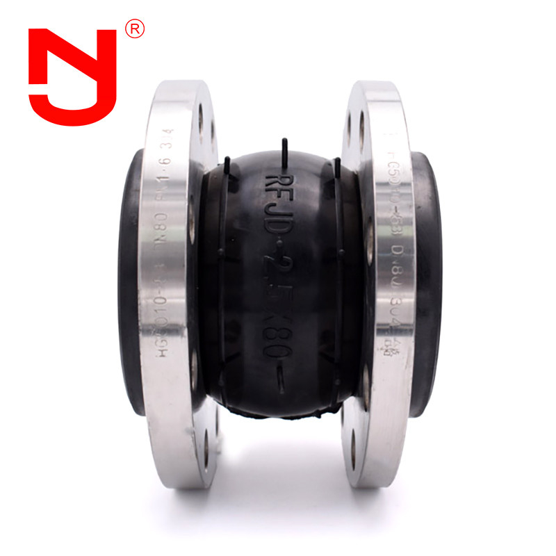 Tek Küreli Lastik Esnek SS304 Flange EPDM Bağlantı Tipi Lastik Flex Eklemler İçin