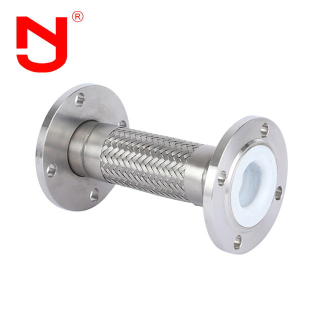 PTFE Astar Paslanmaz Çelik Tel Örgülü Oluklu Metal Hortum Esnek Bağlantı Parçaları