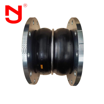 ANSI DIN JIS Flanged Kauçuk Genişleme Ortamı Çift Küre Kauçuk Esnek